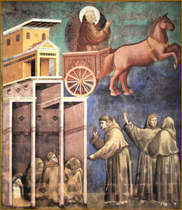 Чудесное явление Святого Франциска братии